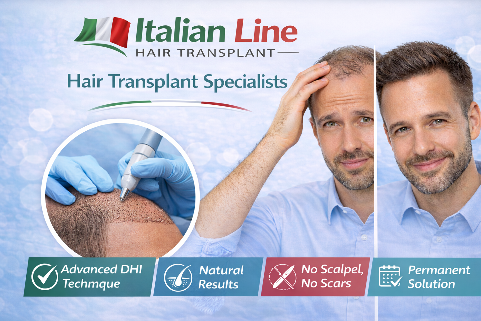 Italian Line Hair Transplant
